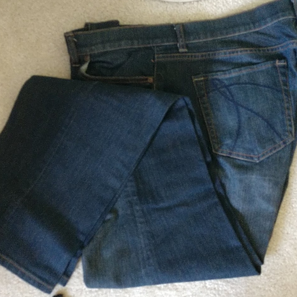 Blue jeans.